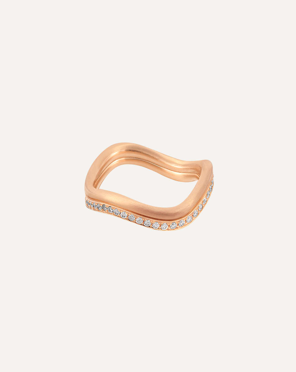 18k pink gold