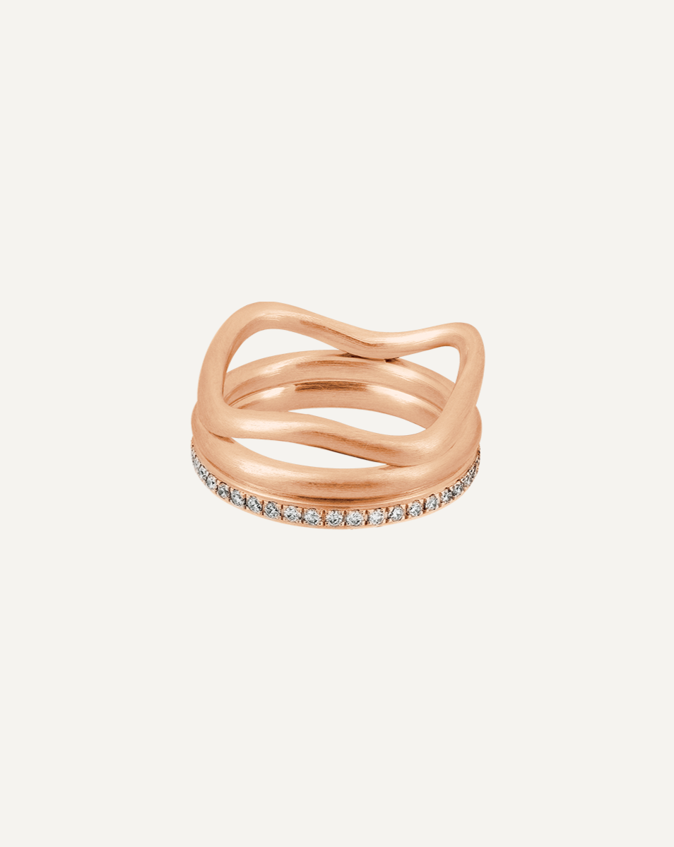 18k pink gold