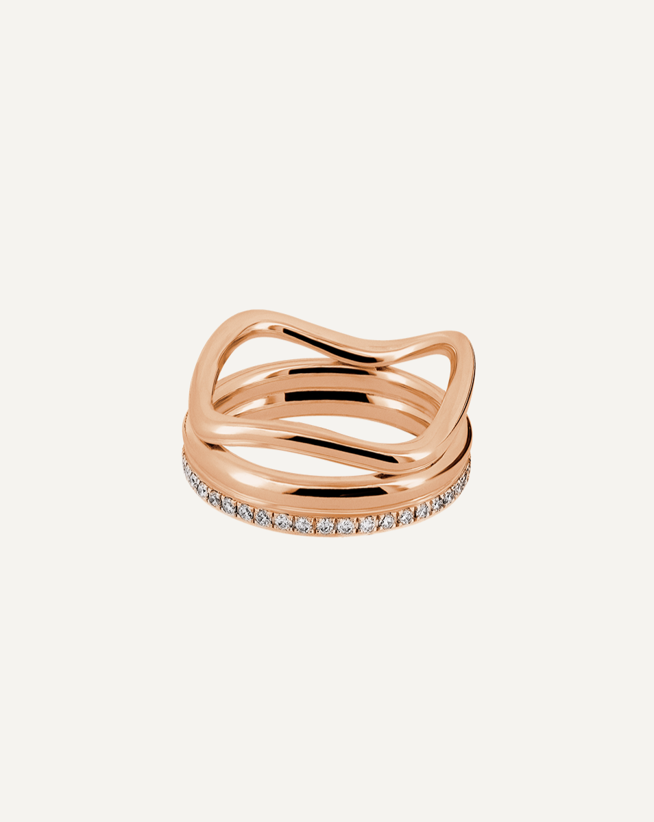 18k pink gold