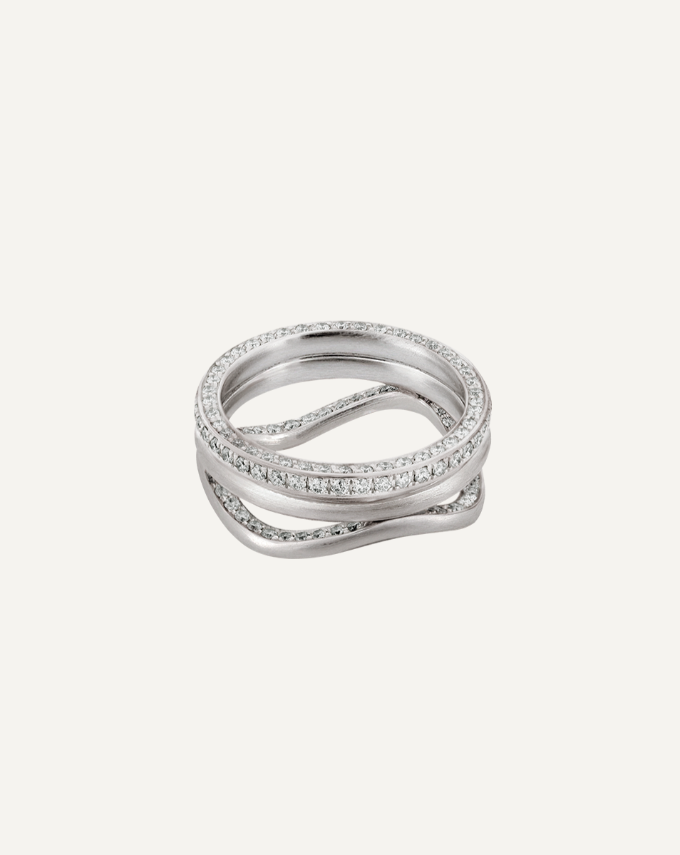 18k white gold