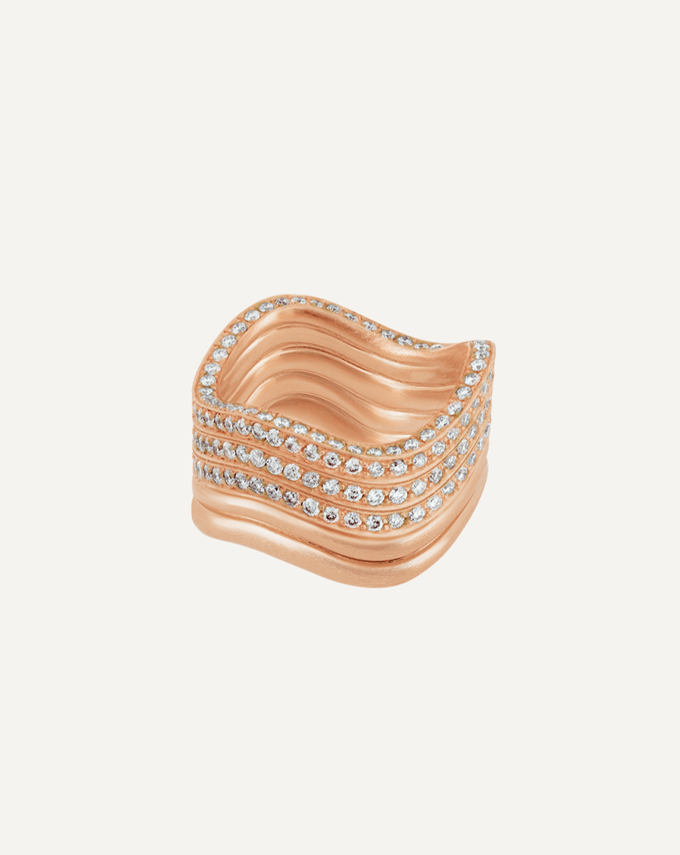 18k pink gold