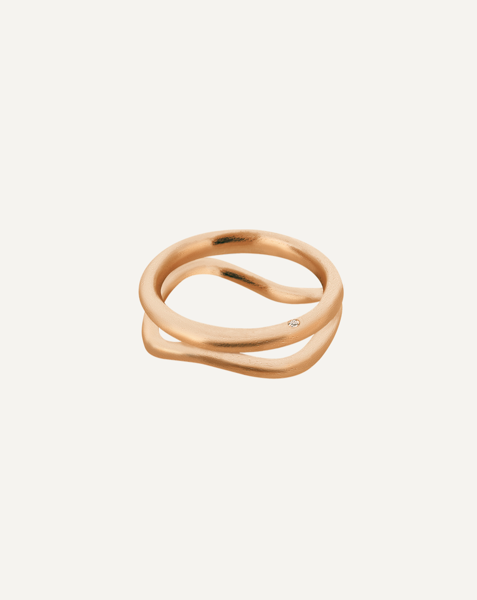 18K pink gold