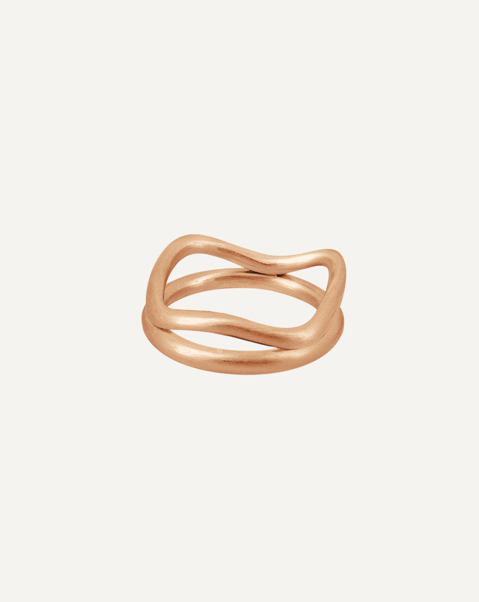 18K pink gold