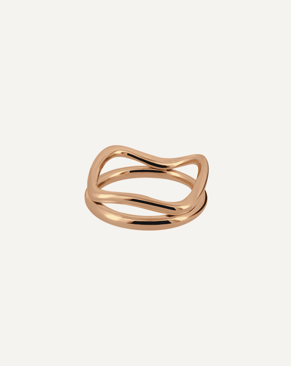 18K pink gold