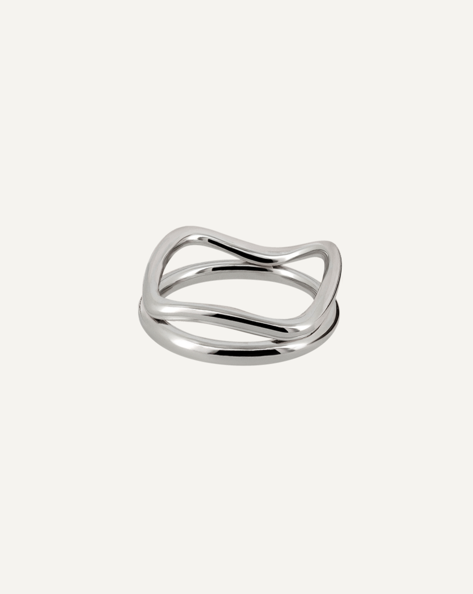 18K white gold