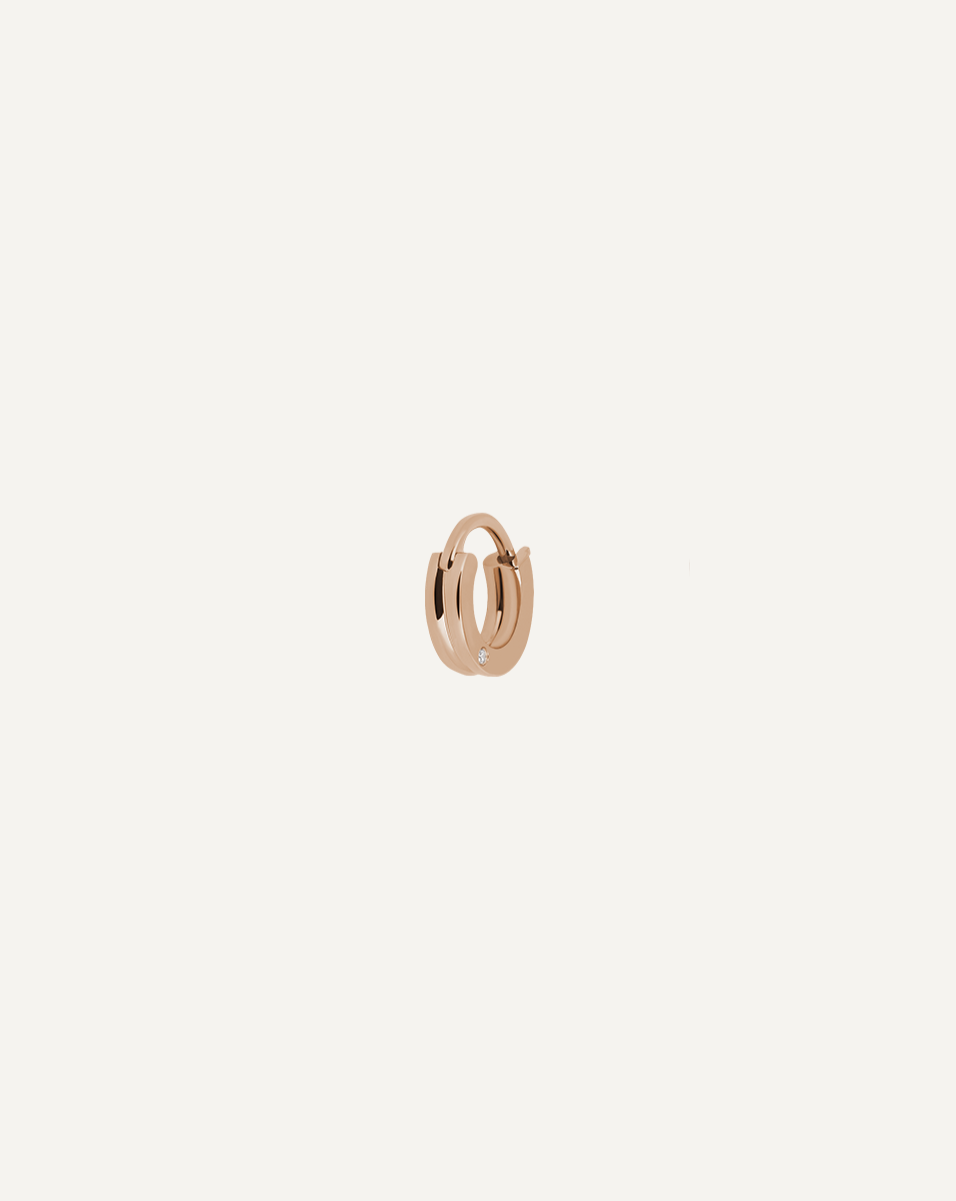 18K pink gold