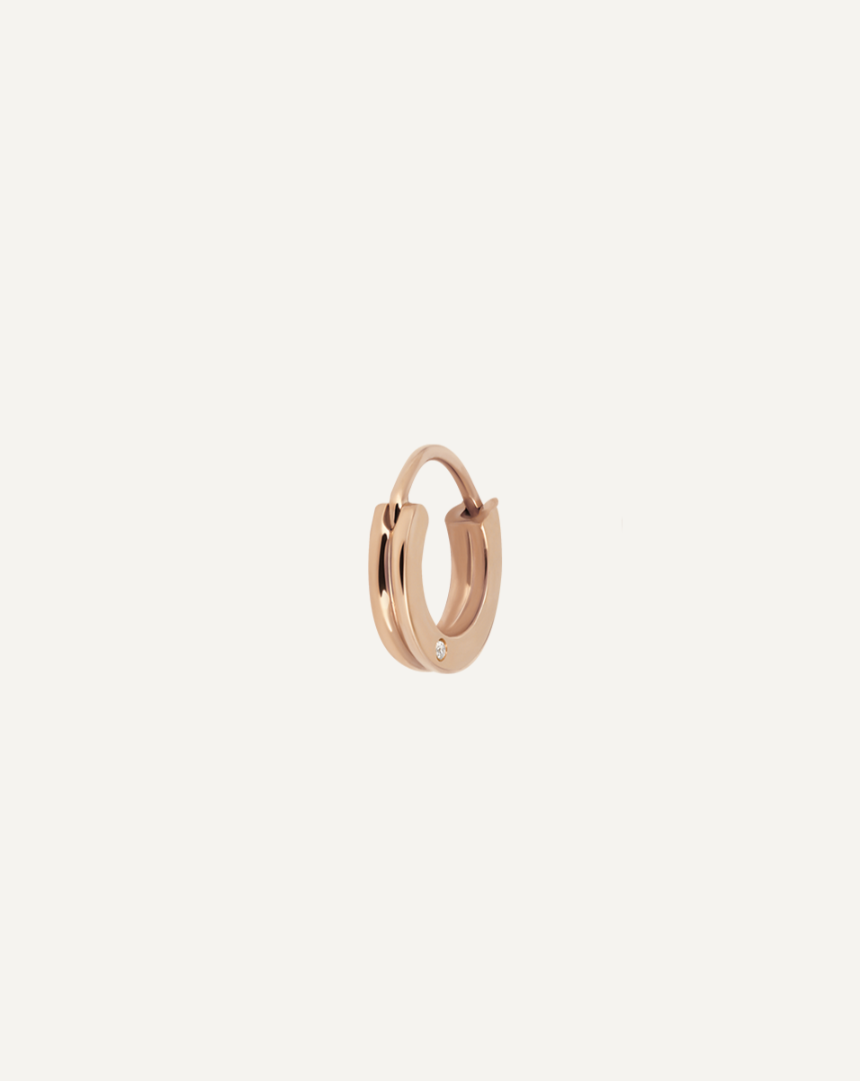 18K pink gold